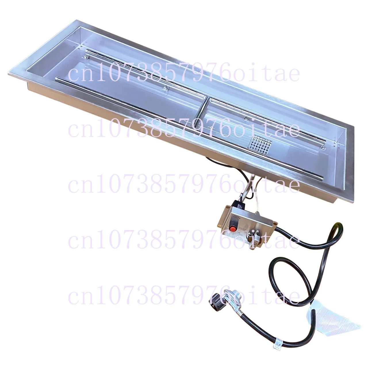 36 × 12 Inch Stainless Steel Gas Propane Brazier System Outdoor Stove Table Accessories System Heater Fire Plate