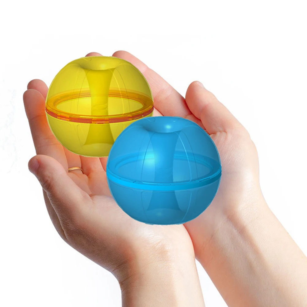 12 Stück magnetische wiederverwendbare Wasserball-Luftballons zum schnellen Befüllen, lustiges Wasserkampfspiel, magnetischer nachfüllbarer Wasserball, Pool, Strand, Badespielzeug