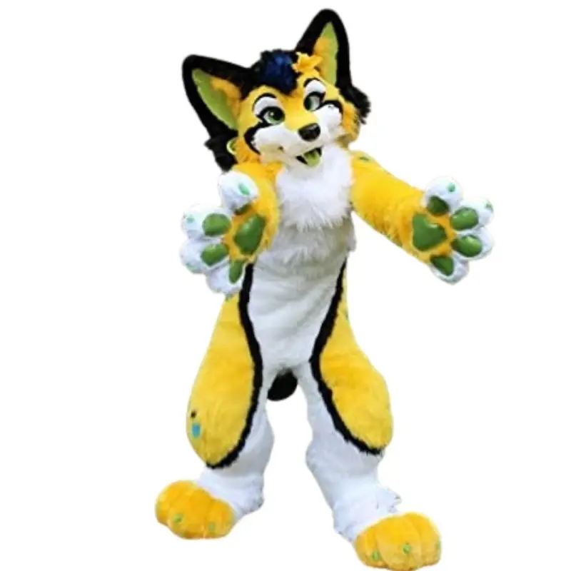 Cat Huksy Dog Mascot Costume Animal Fursuit Teen Costumes Cosplay Party Dress Plush Lovers Furry Clothes