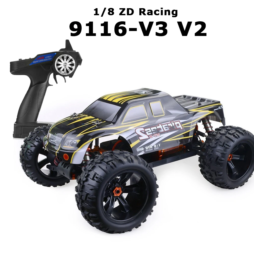 

1/8 9116-V3 ZD Racing RTR RC Car 4WD Brushless Electric Monster Truck Metal Frame High-speed climbing off-road vehicle RC Car