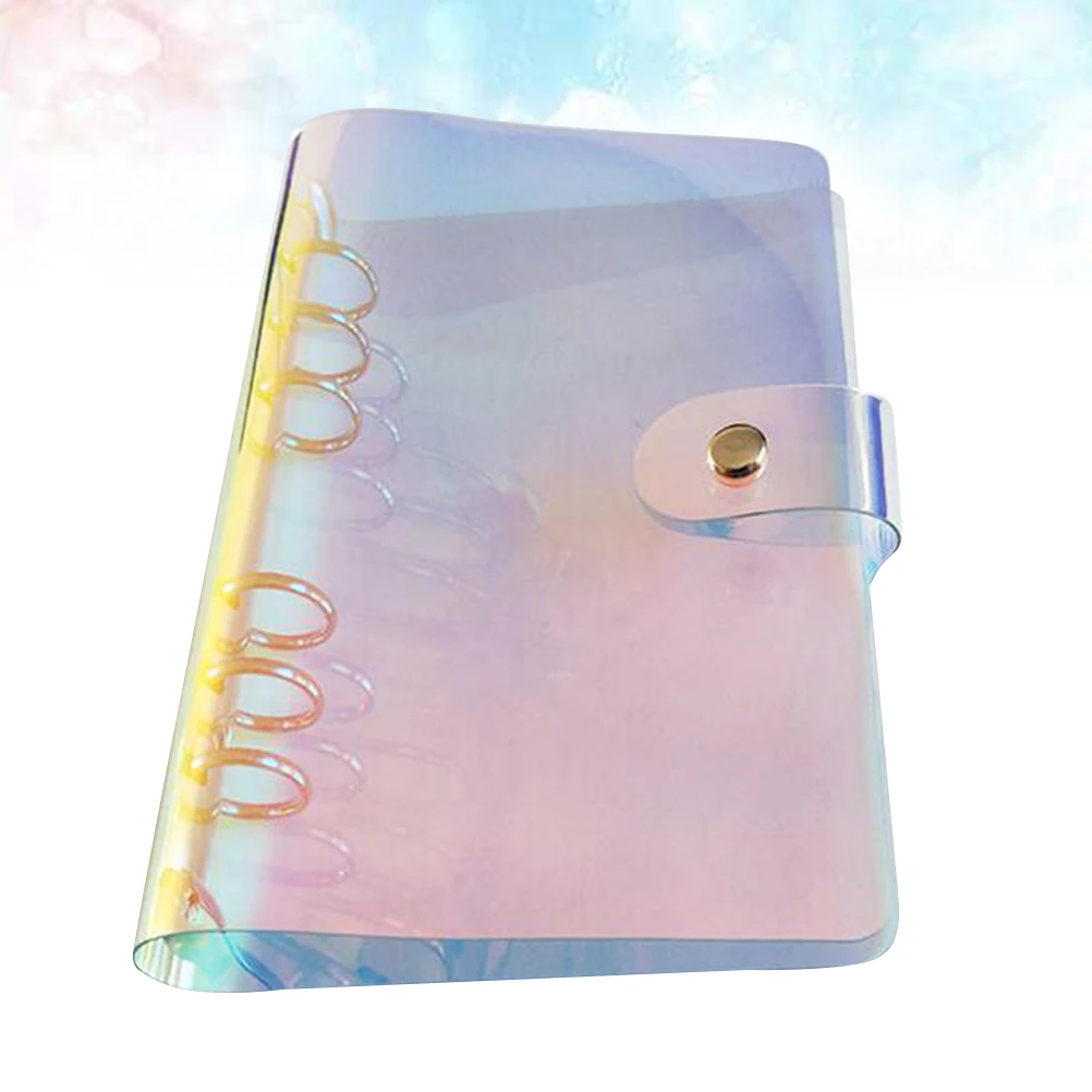 

Premium Pvc Laser File Binder With Stainless Steel Clip Transparent Colorful Folder For Office Home School Business Organization