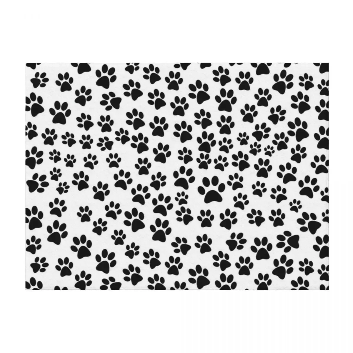 

Paw Prints Throw Blanket Fashion Sofas manga Luxury Brand warm for winter Blankets