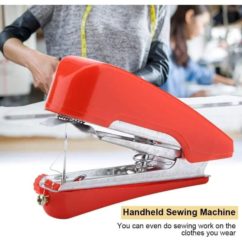 Handheld Nähmaschine Tragbare Mini Manuelle Nähmaschine Hause Handheld Nähmaschine Reise Kleidung DIY Stitchin Nähen Werkzeug