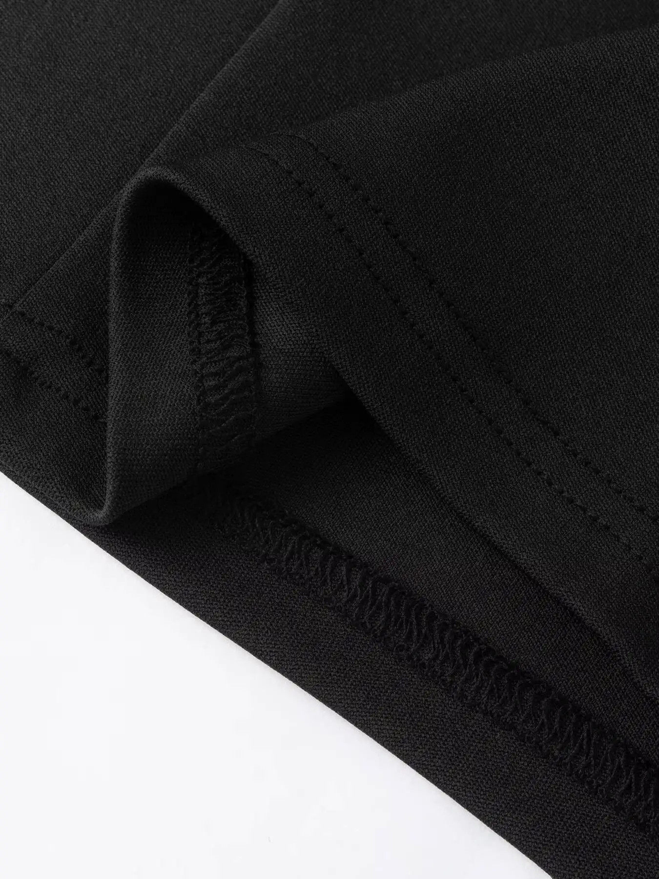 Robe midi printemps-été pour femme, col chemise noir, manches longues, moulante, élégante, professionnelle, pour le bureau, le travail