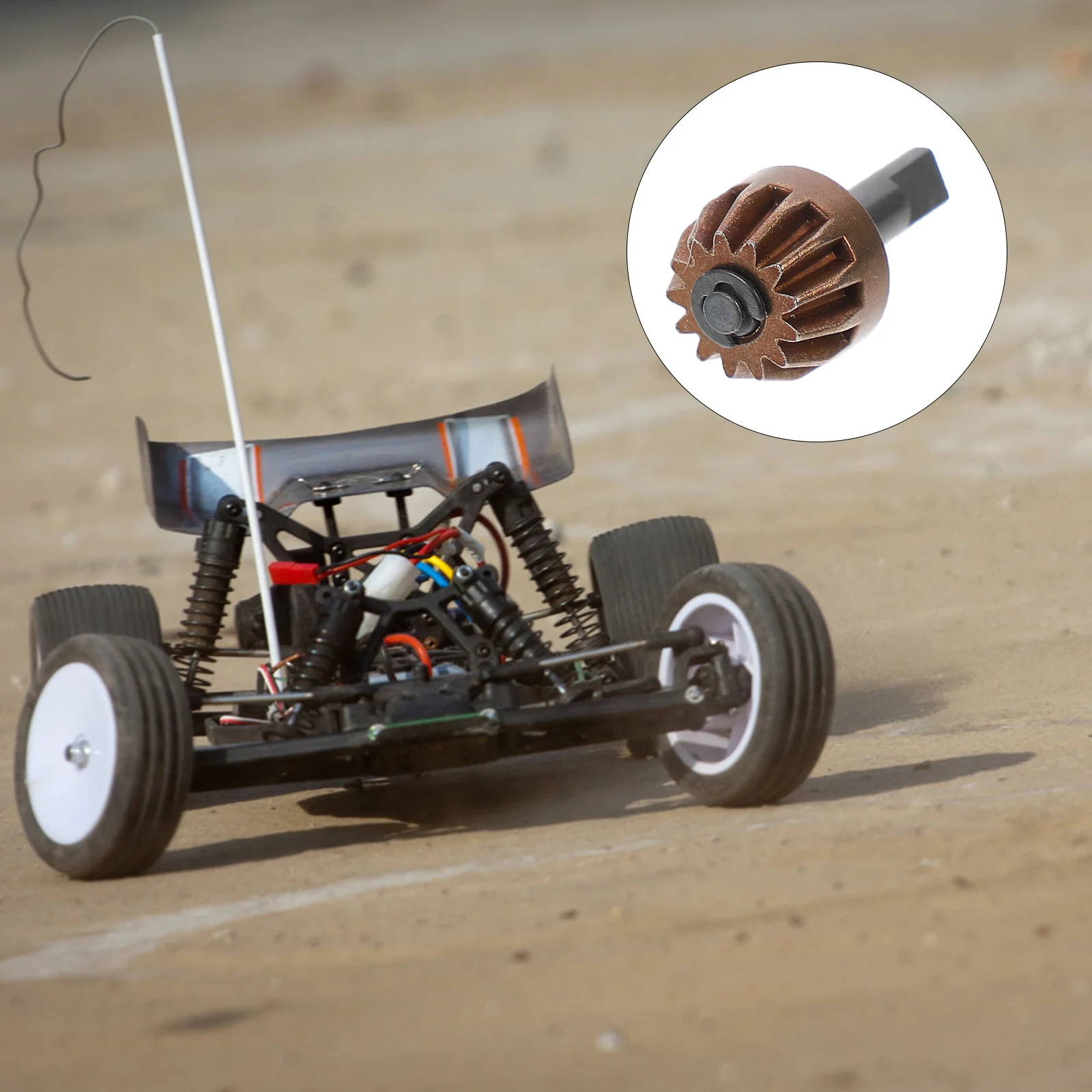 Durable Remote Control Car Differential Bevel Gear Reliable Alloy Wear Resistant Rust Proof Heavy Duty Front Diff Bevel Gear