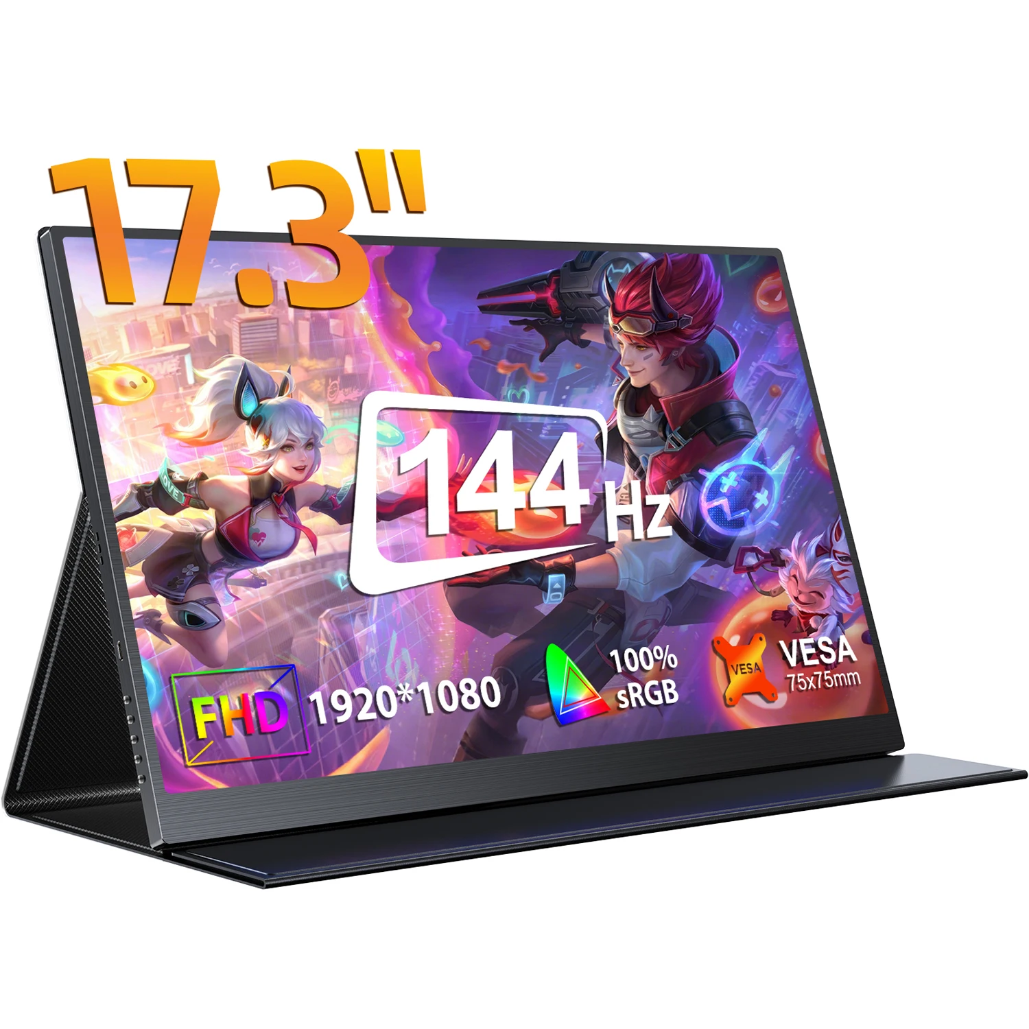 yZ[zUperfect 17.3C` 144Hz |[^uQ[~Oj^[ 1080P Type-C HDMI OtXN[ m[gp\R Q[@ PC Rs[^[pfBXvC