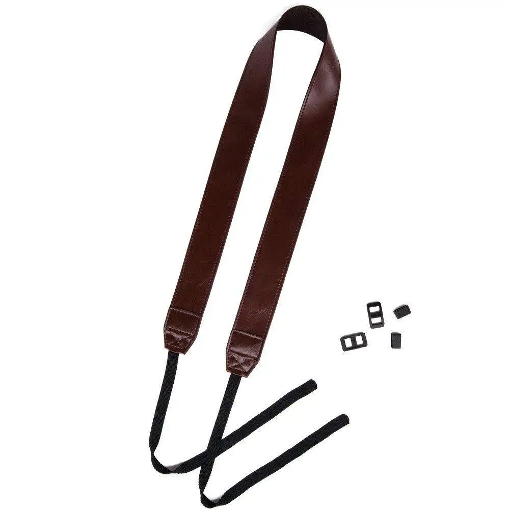 PU-Leder DSLR SLR Kamera Hals Schultergurt für Canon Sony Nikon Pentax Fujifilm Olympus
