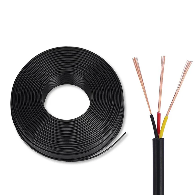 

3 Core Copper Wire Cable Connector 3pin Power Extension Signal Cord Conductor Electric for DIY Led Strip Light 24AWG 28AWG