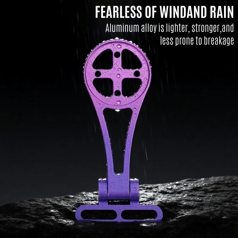 ขายึดจักรยานอะลูมิเนียมอัลลอยด์สำหรับติดตั้ง GPS ที่ยึดไฟหน้า ที่ยึดมาตรวัดความเร็วแบบแข็งแรงสูง สำหรับ Garmin/Bryton/Wahoo อุปกรณ์เสริมสำหรับจักรยาน