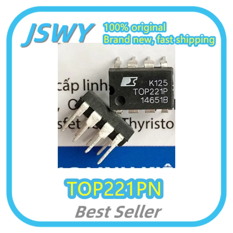 (10/50pcs) TOP221PN TOP221 DIP-7 LCD Power Management Chip IC Original and Genuine Large Quantity in Stock