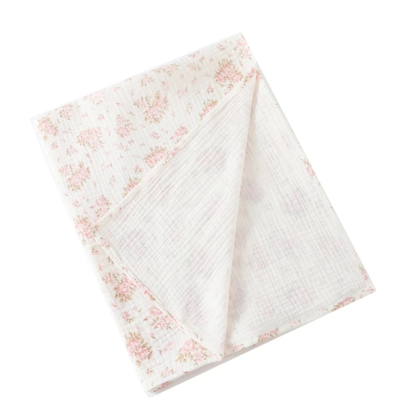 Cobertor para recebimento recém-nascidos grandes 26 33 polegadas Soft Swaddles algodão respirável para bebês