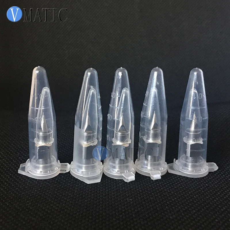 Free Shipping High Precision Stainless Steel Tapered Nozzles Liquid Glue Fluid Dispensing Needle Tips