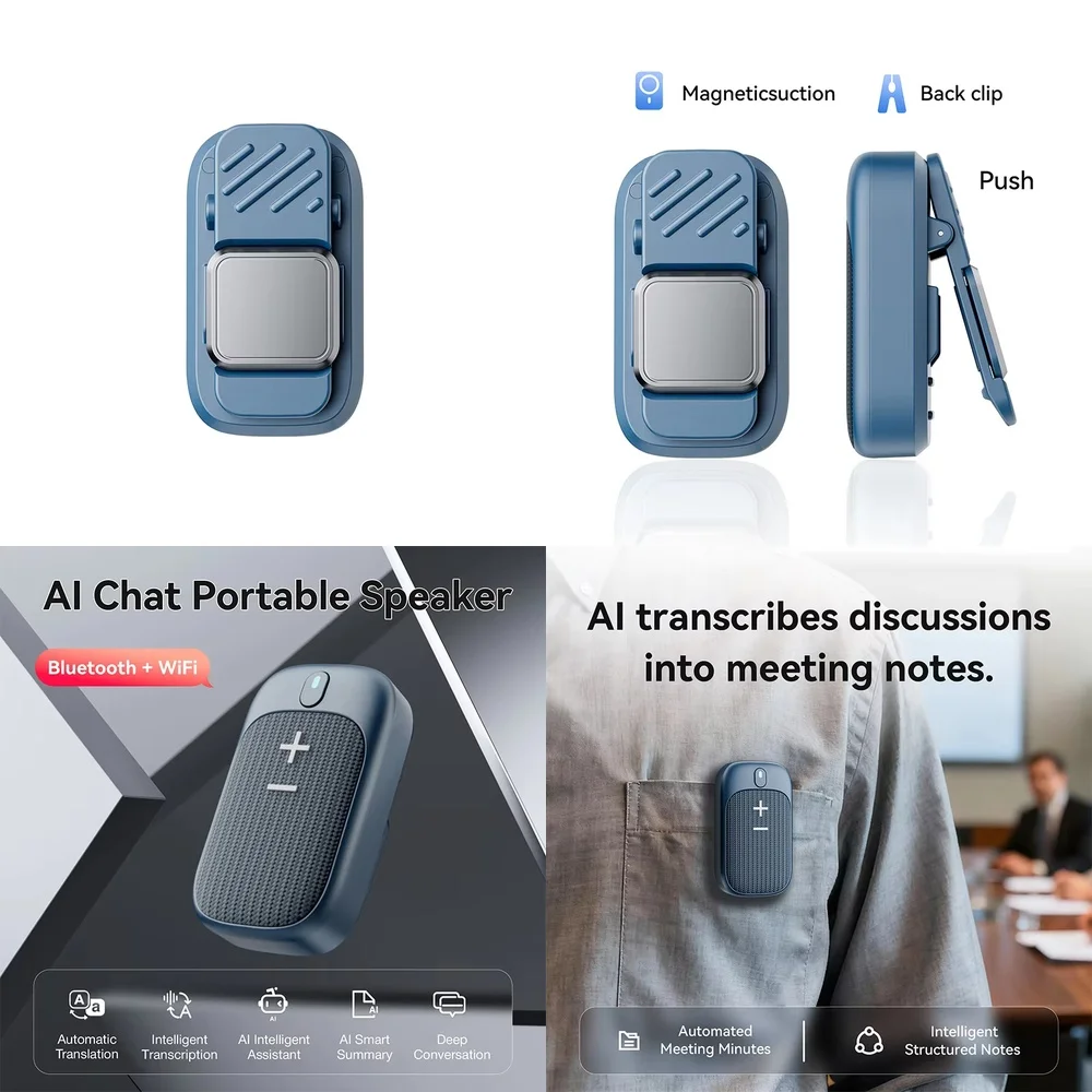 

ChatGPT AI WiFi Speaker Unbound Brilliance Finally AI Speaker ChatGPT Listens Learns and Enlightens Translate AI