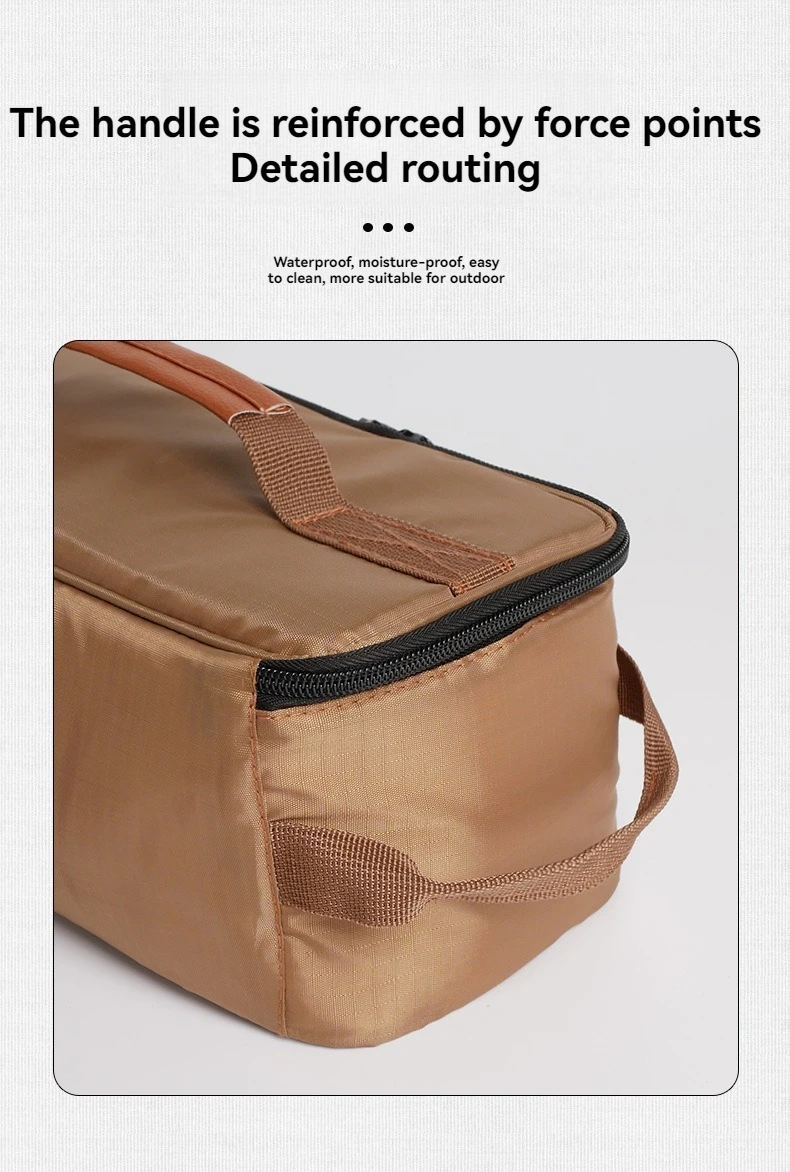 SUNDICK Aufbewahrungstasche für Geschirr, Aufbewahrungstasche für Gaskocher, Tasche für verschiedene Gegenstände, tragbare Sortiertasche – Detail 5