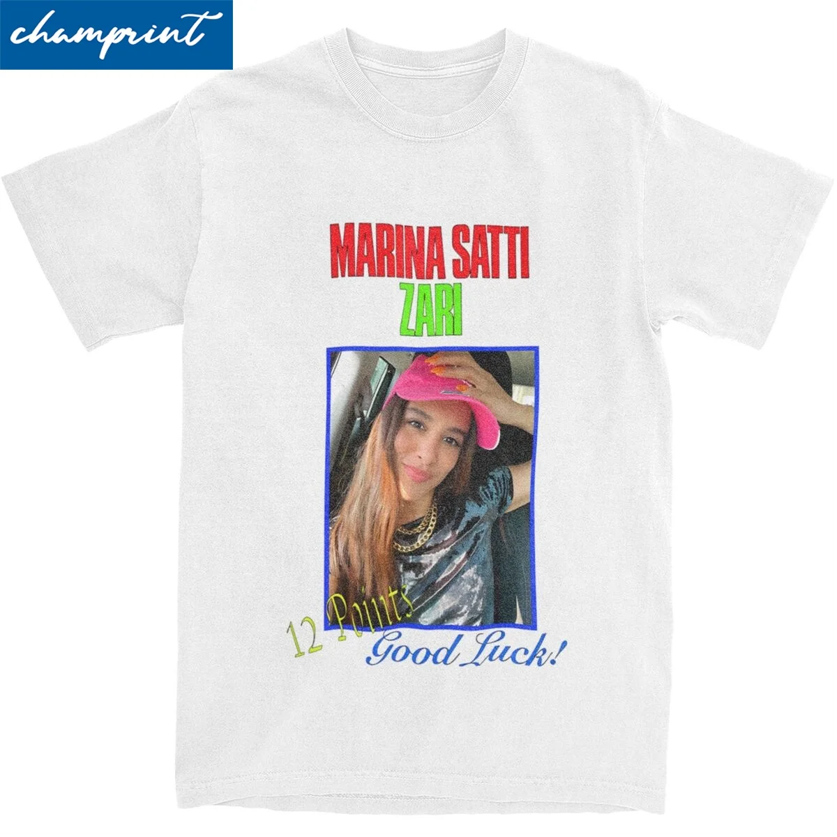 Zari Marina Satti 2024 Greece T-Shirts Men Women Awesome 100% Cotton Tees Crewneck Short Sleeve T Shirts Party Clothes