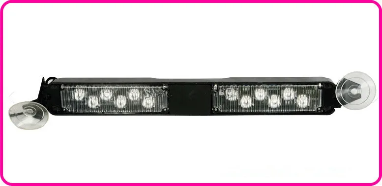 Super bright 12W Car front windshield Led Strobe warning light,dash emergency lights,Police light,fire truck warning lamp