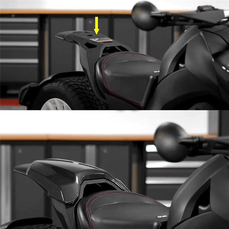 

Carbon Fiber Pattern Seat Cowl For Can-Am Ryker 2019-2025 Ryke600 All Motorcycle Models