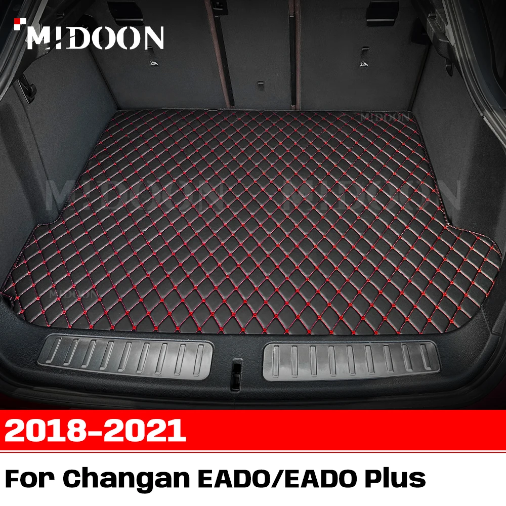 

Для Changan EADO/EADO Plus 2018-2021 изготовленный на заказ коврик в багажник автомобиля, противогрязный коврик, защитный коврик, грузовой вкладыш, авто аксессуары для интерьера