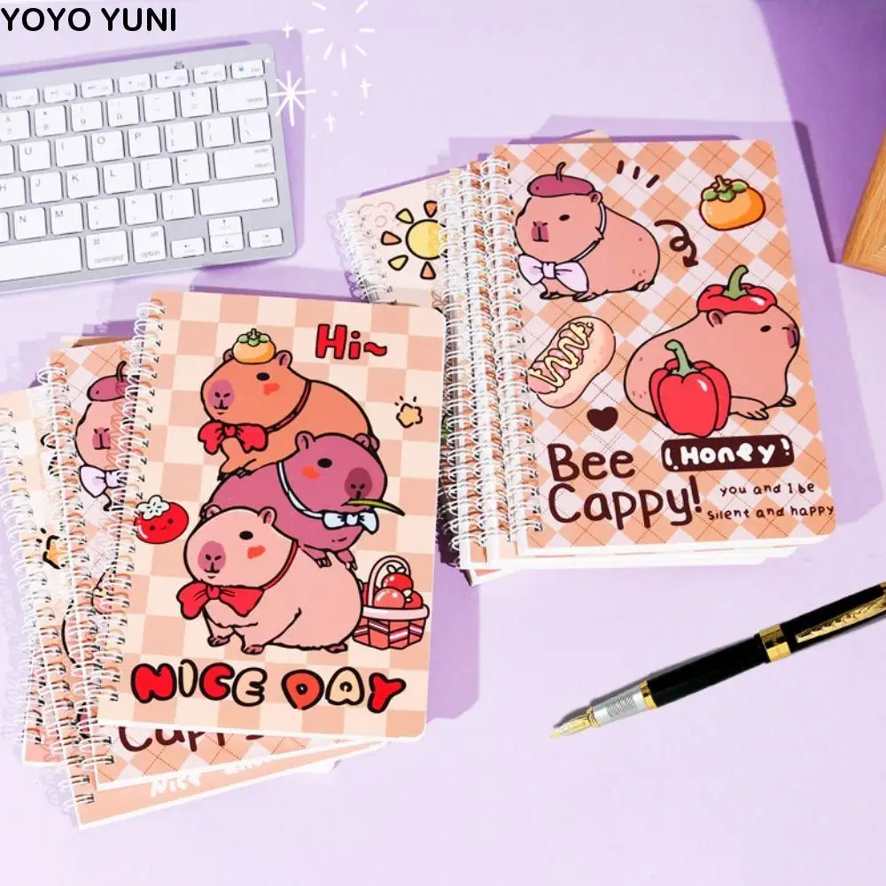 

Notepad A5 Capybara Notebook Capybara Daily Notes Coil Notebook Kawaii Cute Small Notepad Friend