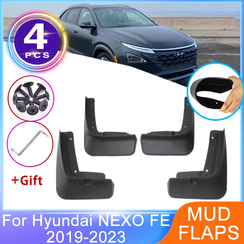 

Брызговики для Hyundai NEXO FE 2019 2020 2021 2022 2023 передние и задние брызговики брызговики защита колеса крыло автомобильные аксессуары