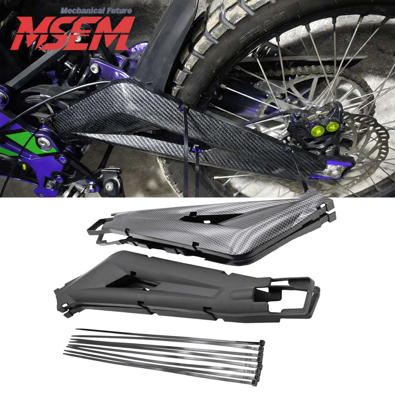 

Motorcycle Rear Swingarm Protector Guard Cover For Surron Sur-Ron Light Bee S X Segway X160 X260 Electric Dirt Bike Parts