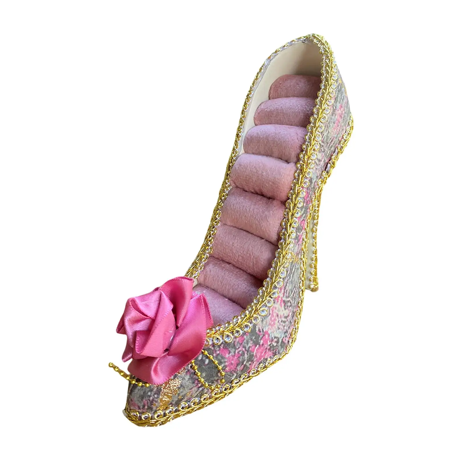 Rings Display Stand High Heel Rings Organizer for Dresser Countertop Stores