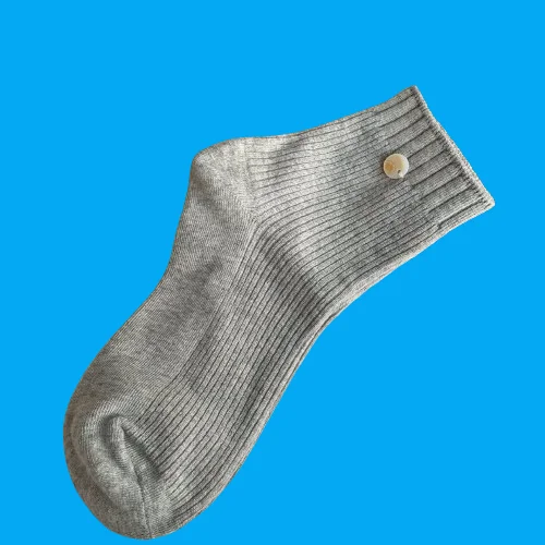 Chaussettes coréennes à coquille pour femmes, tube moyen, style étudiant, mignon, polyvalent, solide, document, chaud, automne, marron, 5/10 paires