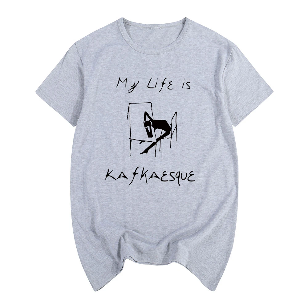 

Franz Kafka Summer print T-shirt Cotton Men T shirt New women TEE
