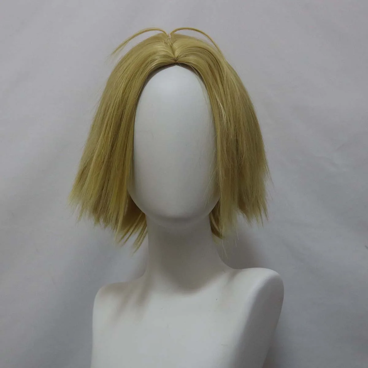 Homens Anime Sakamoto Days Shin Asakura Cosplay Loira Amarelo Peruca de Cabelo Curto