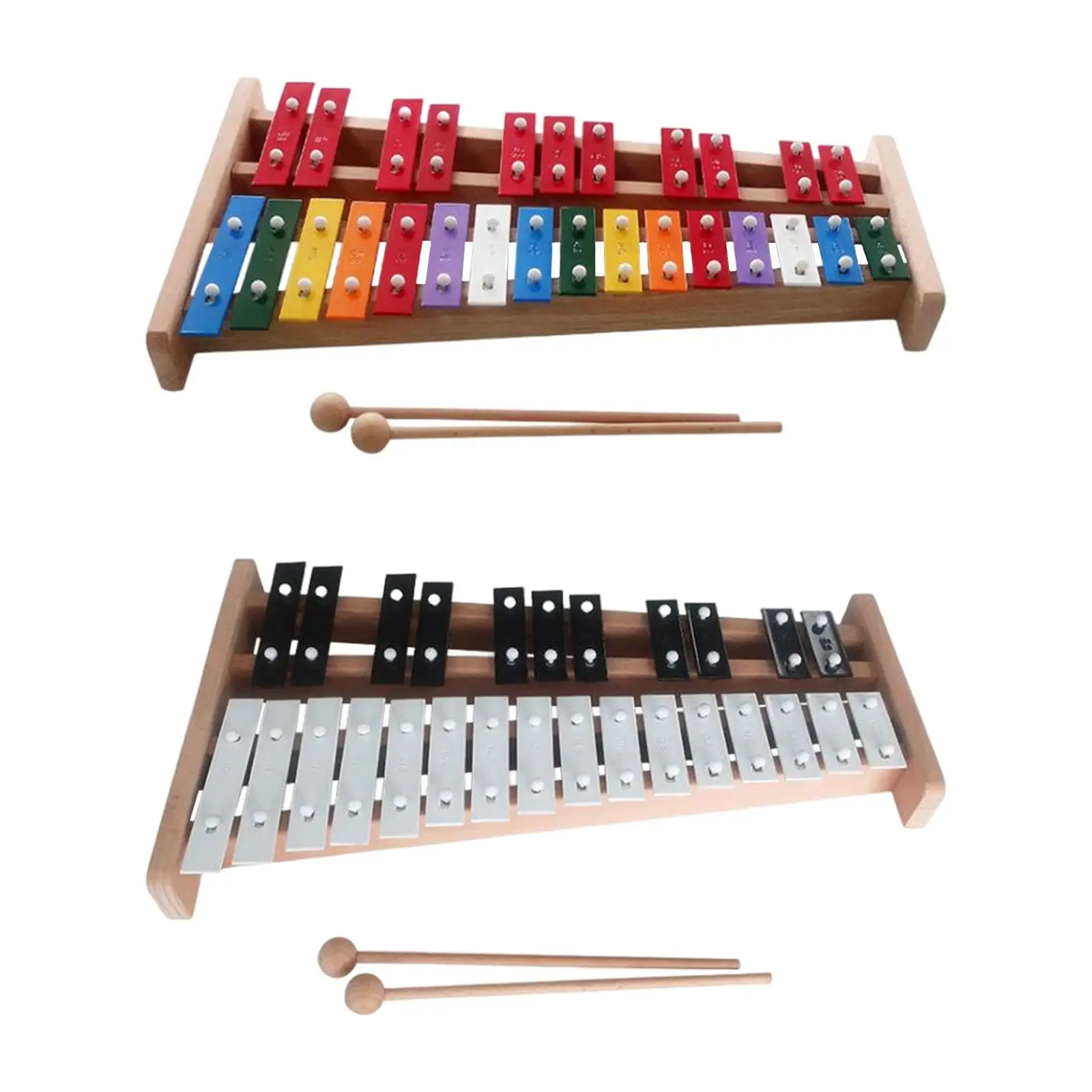 

Ручной ксилофон для ударных игр 27 Note glockenмся, Музыкальный обучающий инструмент с маллетом для любителей музыки разных возрастов
