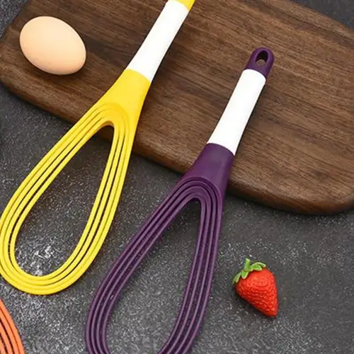 크리에이티브 에그 비터 식품 등급 수동 회전 접이식 다목적 에그 크림, 커피 밀크티 페이스트리, 교반 케이크 베이킹 도구 