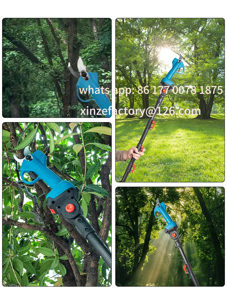 Customizable 3 IN 1 Brushless 6inch Chainsaw And 3cm Pruning Shears Combo Kit Tree Pruner Garden Power Tool For 21V