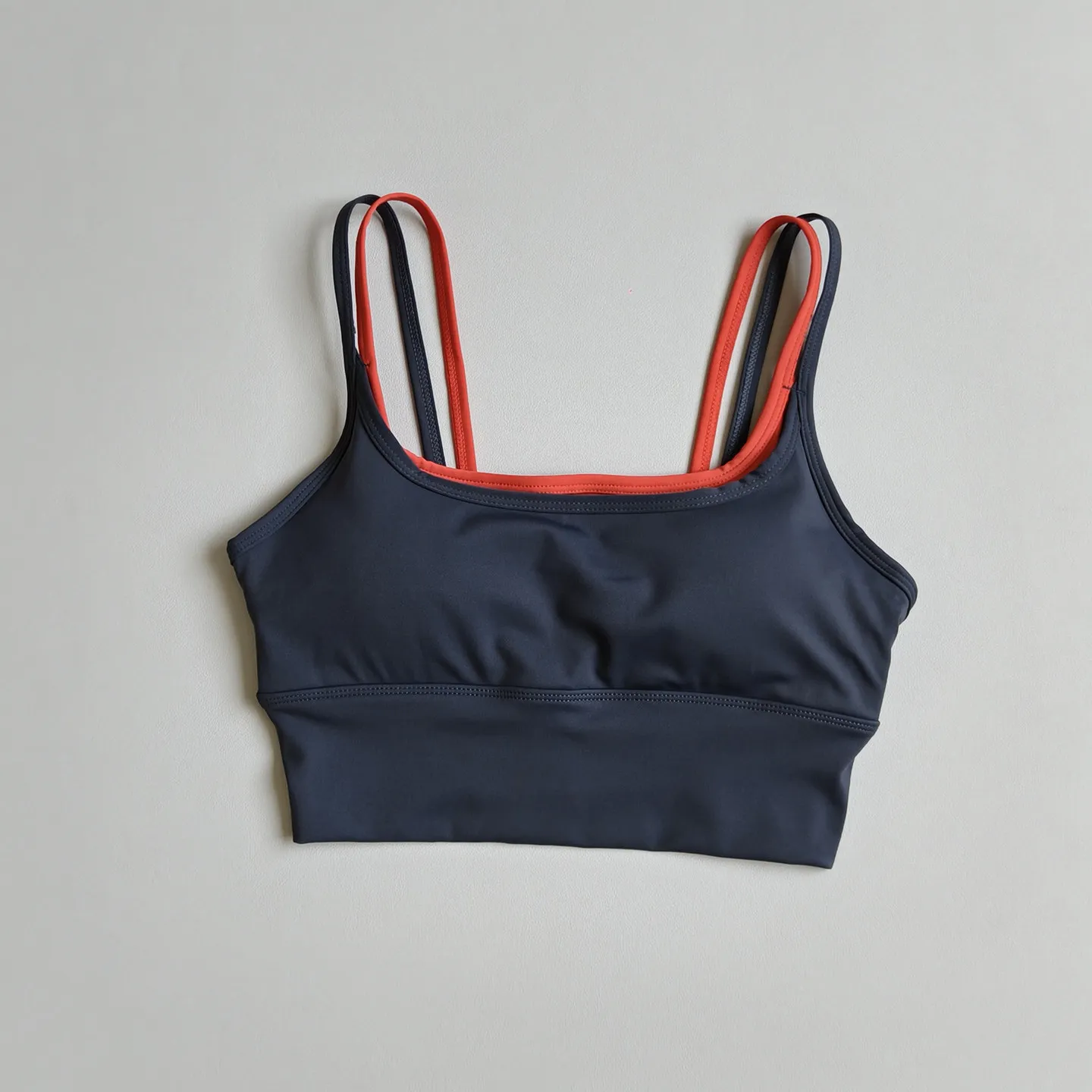 Sport-BHs für Damen, stoßfest, Push-up und seitliche Brustunterstützung, Yoga-Weste-Stil, kann als Lauf-Top getragen werden, Fitness-BH für draußen, Pilates. – Detail 2