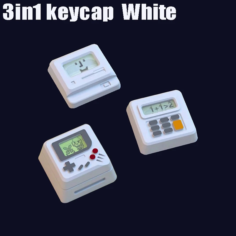 K04 Keyboard Keycaps 3 In1 Kit For Mechanical Classic Retro Cute Key Cap Cute Button Personalized Keycaps