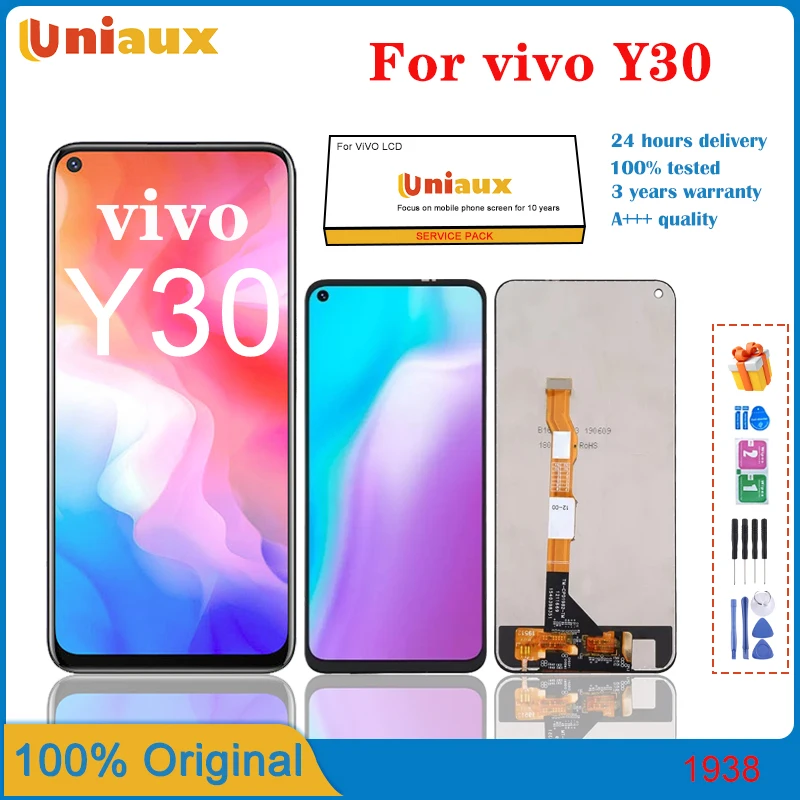 

Для мобильного телефона VIVO Y30 ЖК-экран в сборе с сенсорным экраном Замена ЖК-панели