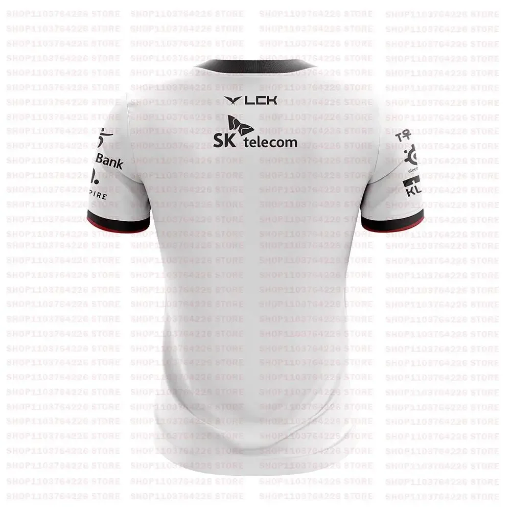 Men's uniform sweater LOL S14 FAKER,  SKT T1, electronic sports T-shirt 3D sports game T-shirt, children's short sleeved T-shirt image 6