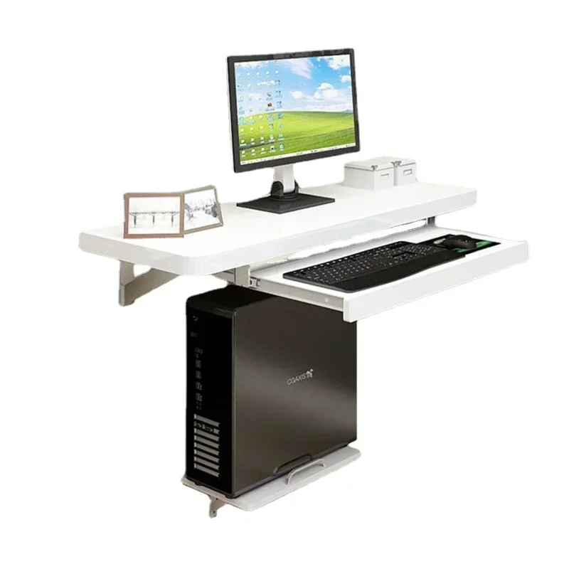 Compact Small Family Wall Hanging Computer Desk  Simple Modern Space Saving Desk Ideal for Bedroom Corner Study Even Wall