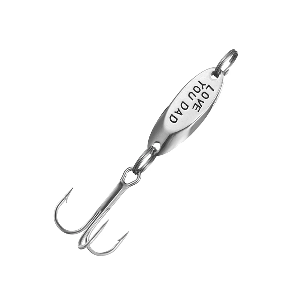 Stainless Steel Fish Hook Guitar Pick Decor Fish Lure Bait Hard Fake Bait Triple Hooks Tackle Accessories for Outdoor Fishing (L