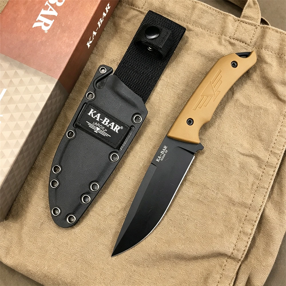 クラシック-ka-bar-7503-スタイル固定刃ナイフ-9cr13mo-ブレードとナイロン滑り止めハンドル付き多用途切断ツール釣りキャンプ用
