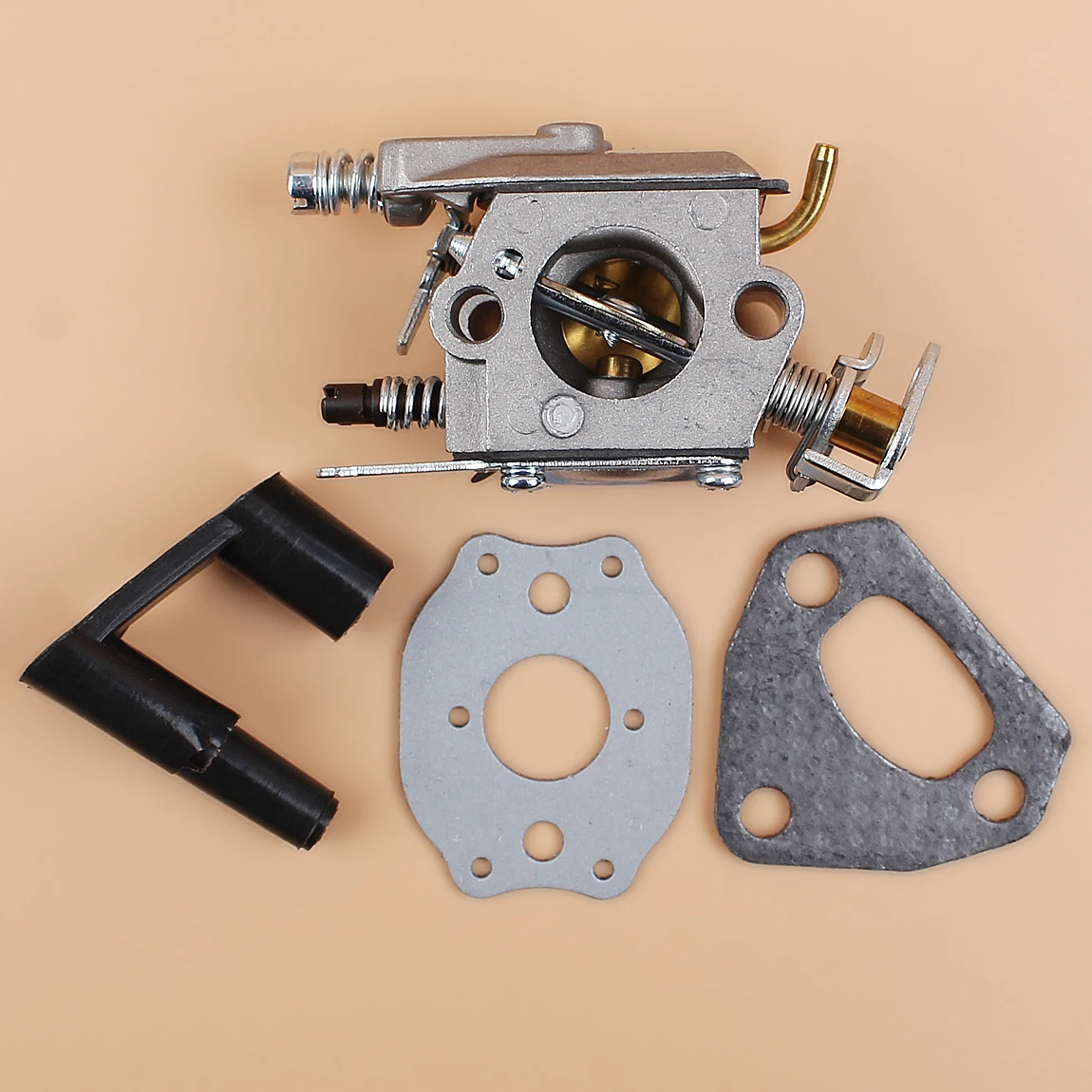 طقم محوّل كاتم للصوت من Carburetor Fit HUSQVARNA 137 142 136 141 36 41 Walbro Carb WT-834 قطع المنشار