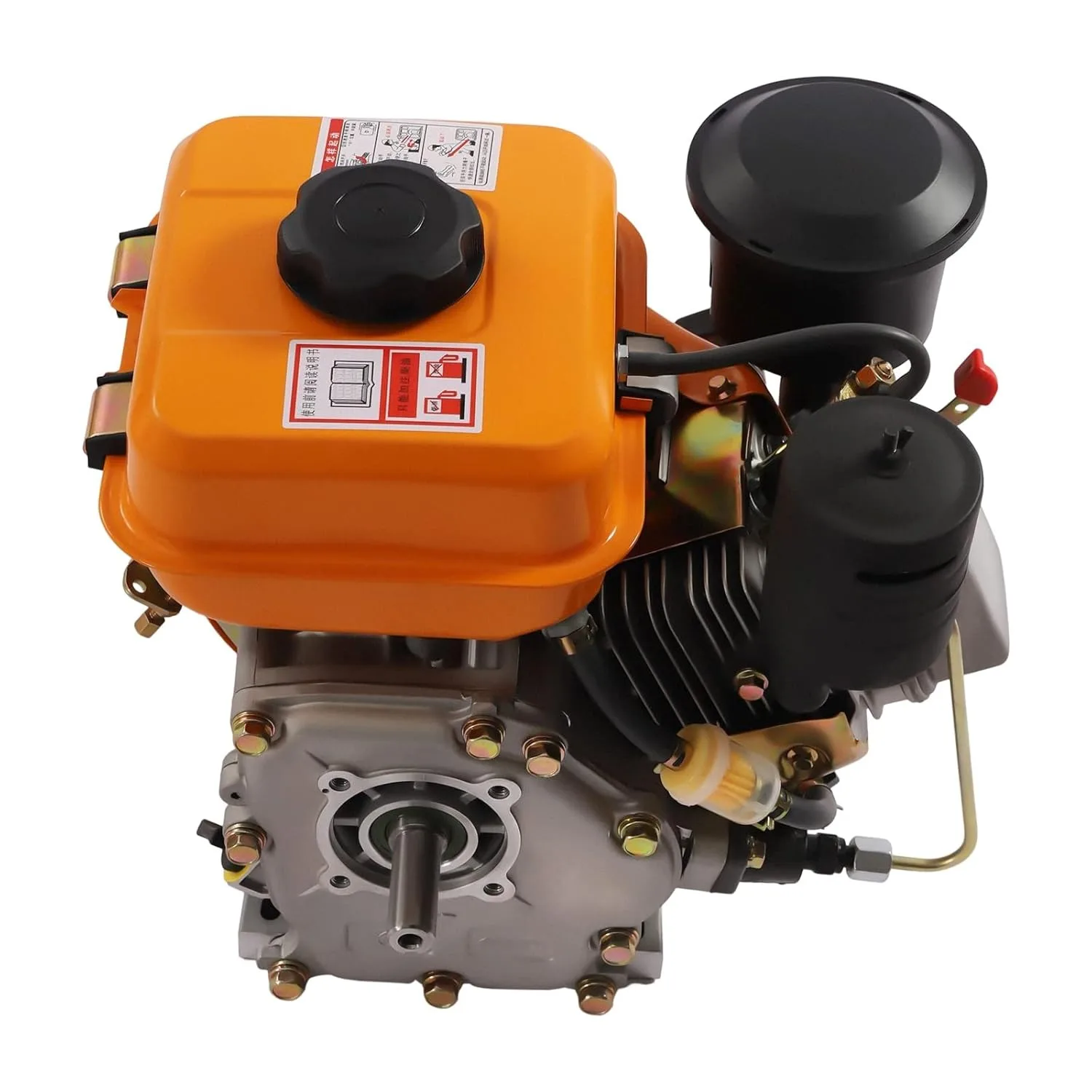

Engine Single Cylinder, Go Kart Motor Engine 168F/2.2KW 4 Stroke Air-Cooling Diesel Engine for Agricultural Machine Mini