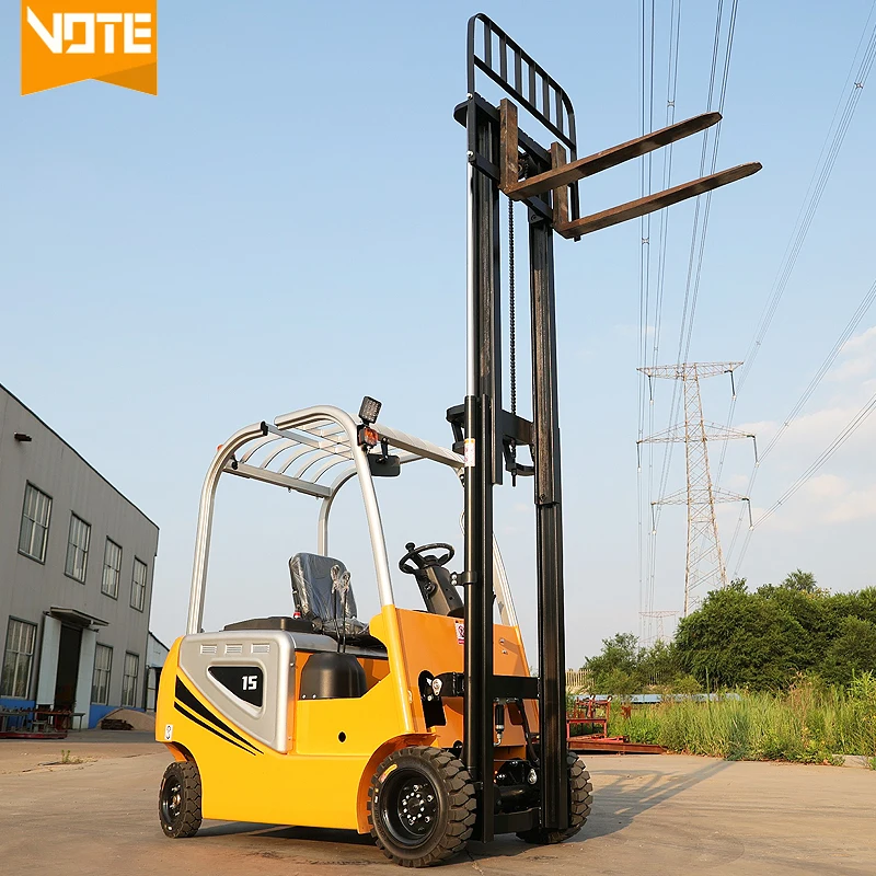 1 5ton 2ton 3ton New Electric Forklift Four Wheel Small Electric Forklift For Sale Prices