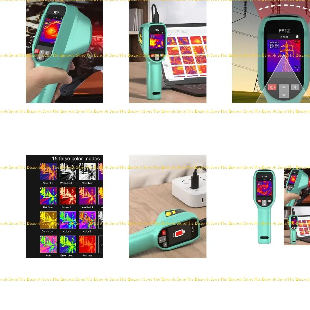 12pf Cámara imágenes térmicas profesionales resolución Térmica Termal -20 ~ 550 ℃