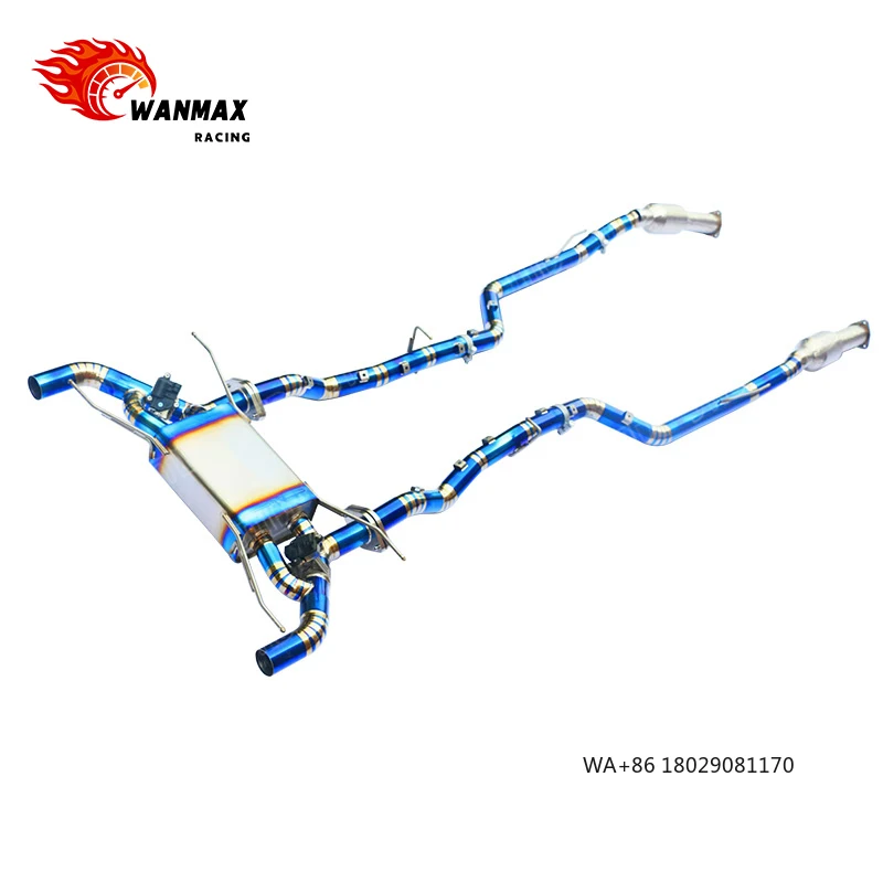 

Высокопроизводительная спортивная выхлопная система Catback из титанового сплава с клапанами для Vanquish 6.0L 2015 года