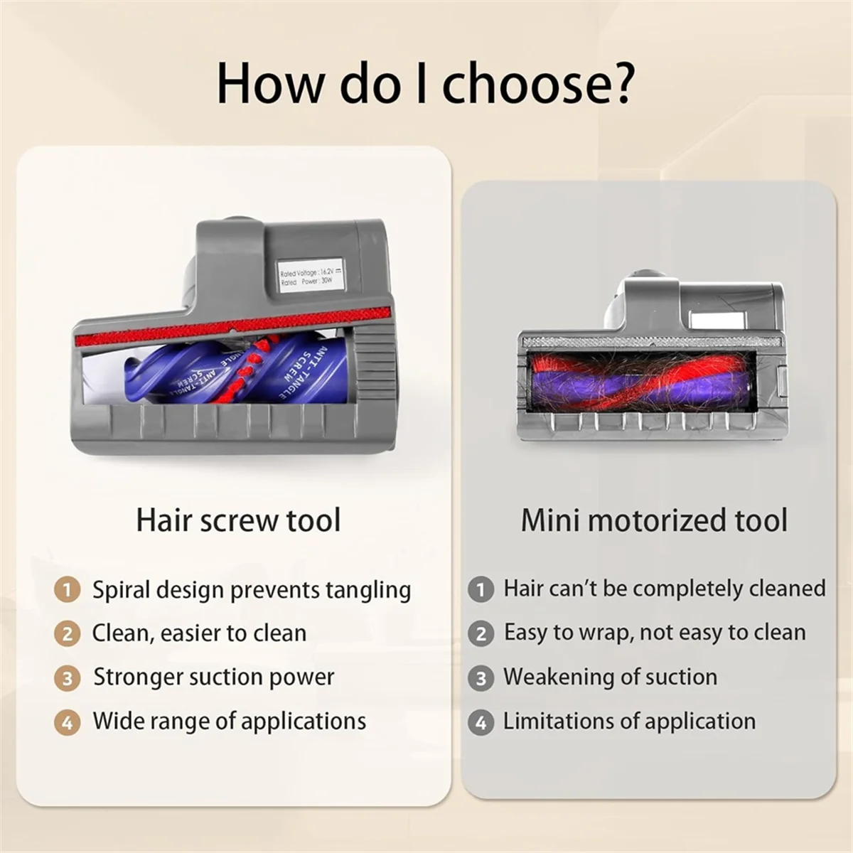 스위치 잠금 장치가 있는 미니 전동 공구 브러시, V7 V8 V10 V11 V15 용 부착 방지 교체