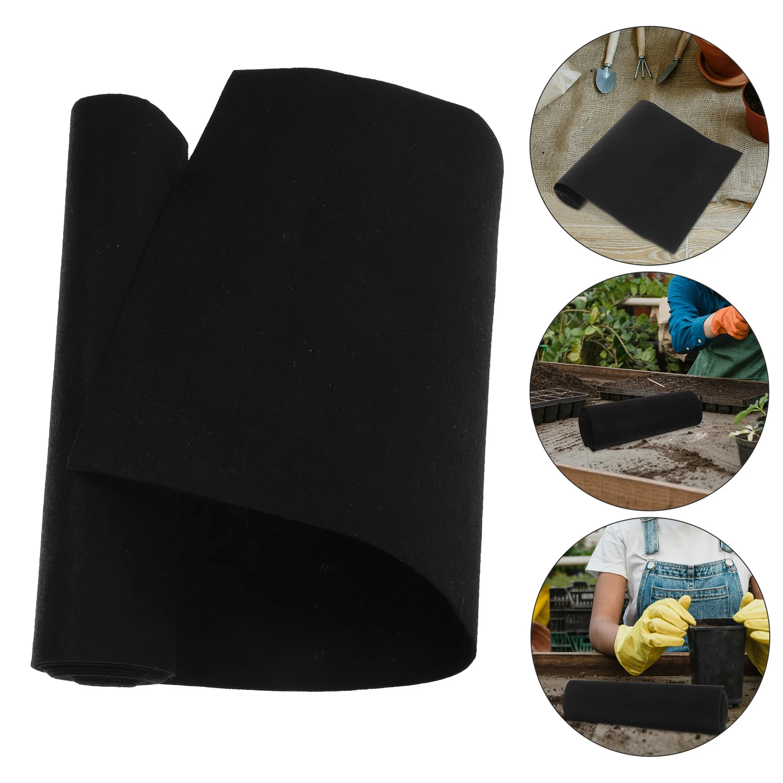 

Nursery Plant Pots Felt Liner Durable Hanging Basket Liner for Succulent Bonsai Gardening Flower Pot Inserts Planter Liners