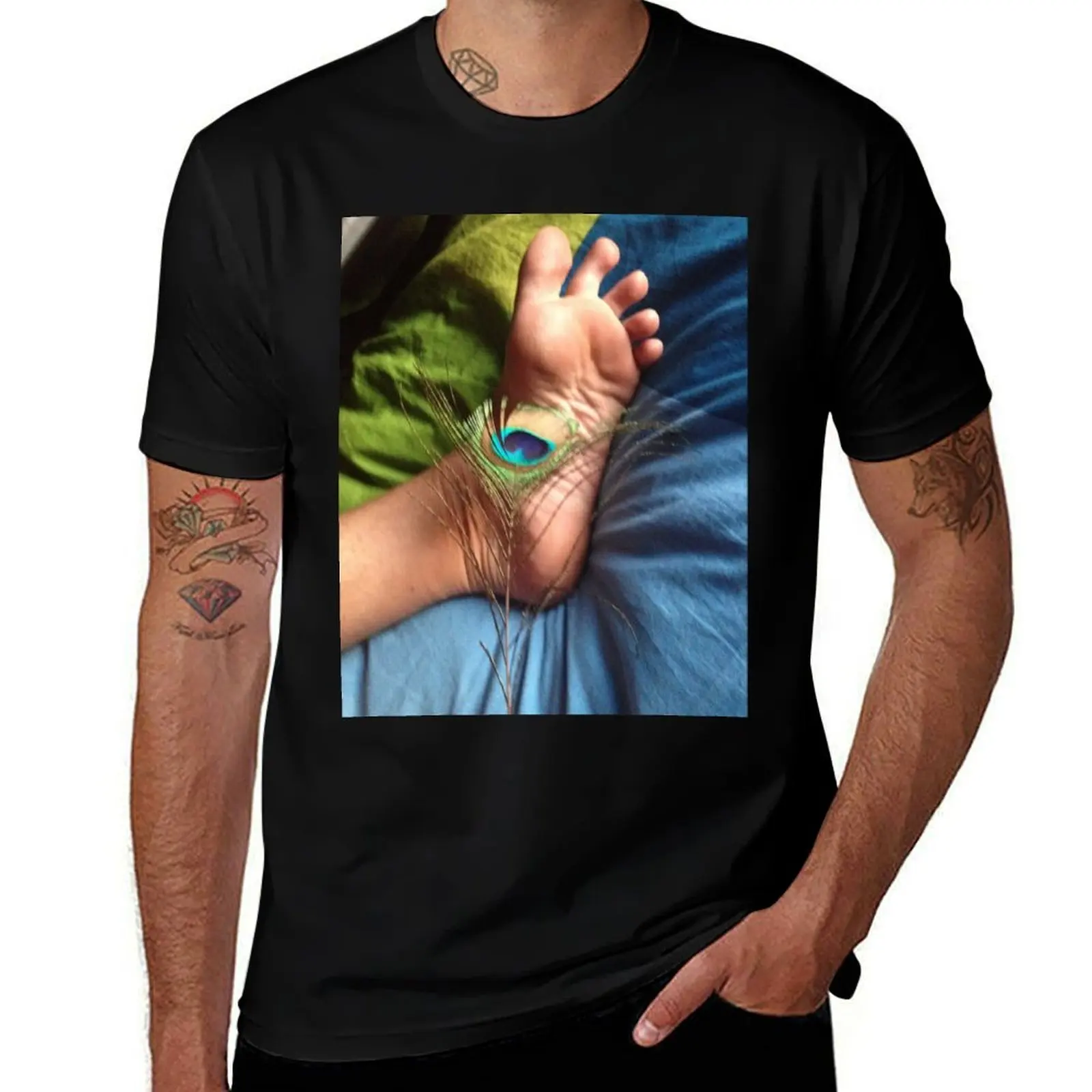 Tickle my Tootsies T-Shirt Soft Anti-Shrink Cotton Tee T-Shirt
