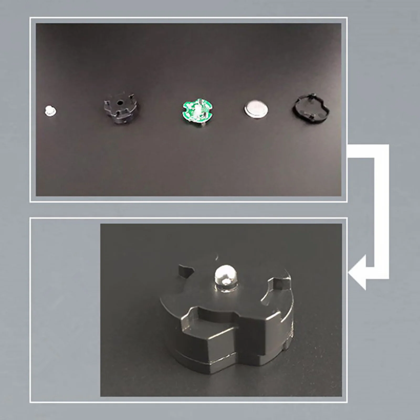 1PC Protable Operazione HA CONDOTTO LA Luce Interruttore Magnetico di Controllo Per MG GN-X 00Q 00R Modello Assemblato Parte FAI DA TE Per Il Modello Gundam