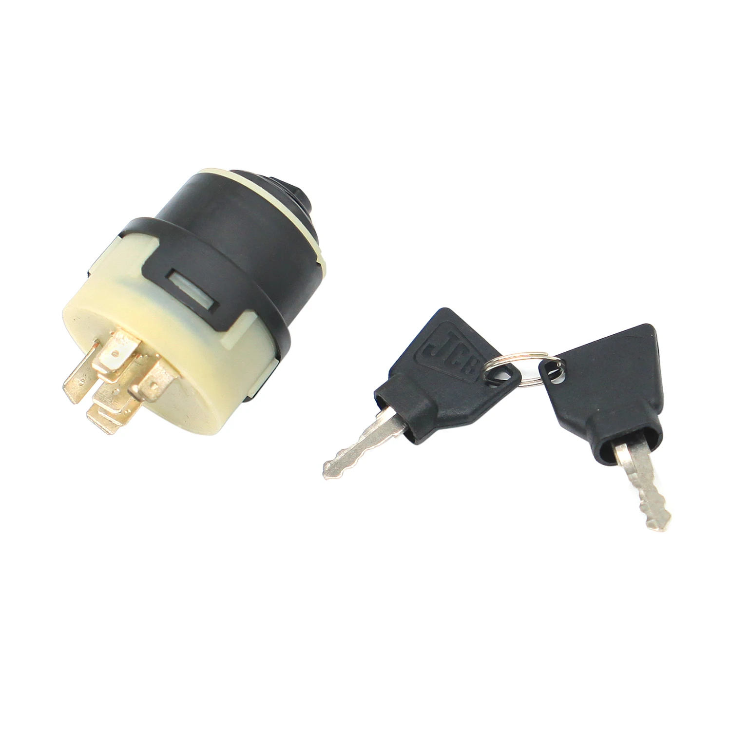 9 Terminals Ignition Switch with 2 Keys 701-80184 701-45500 50988 85804674 Compatible with JCB Loader 2CX 3CX 4CX 5CX