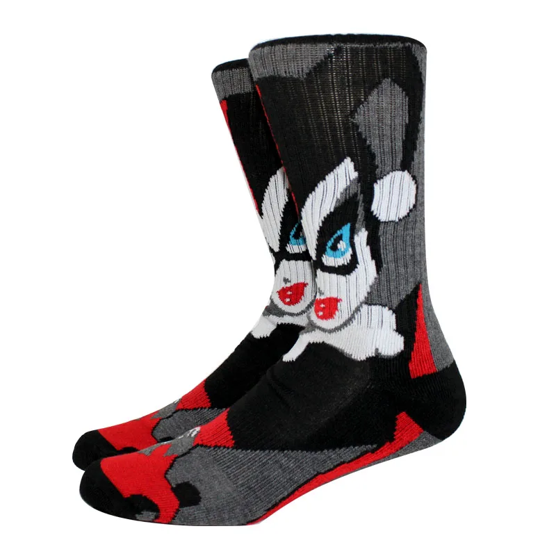 5 pares de calcetines nuevos de Anime para hombre, calcetines largos de Marvel Venom Spider Man hasta la rodilla, calcetines de cosplay para parejas, calcetines divertidos Hip Hop Harajuku